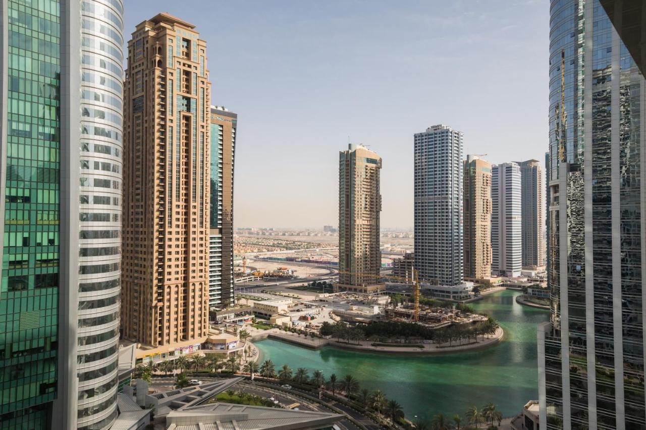 Appartement Higuests - Cozy Studio With Panoramic Views On The Lake à Dubaï Extérieur photo